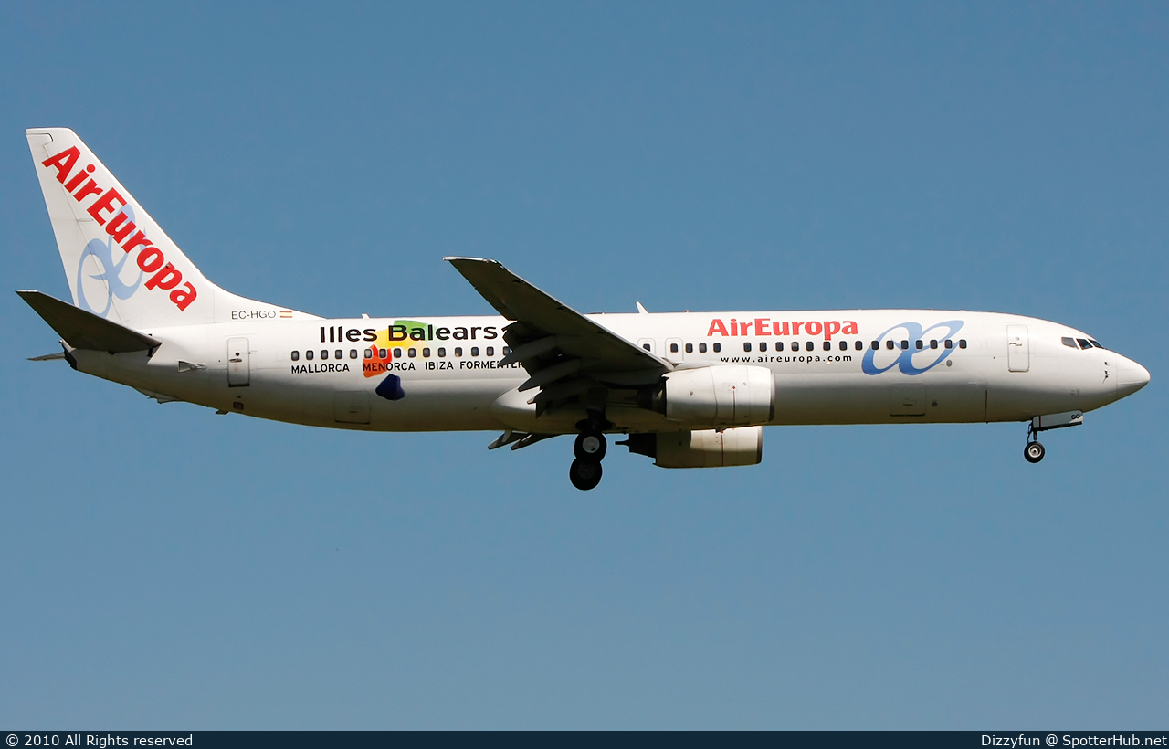 Photo of EC-HGO - Boeing 737-85P operated by Air Europa