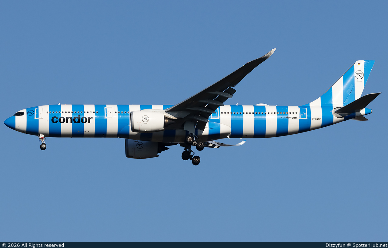 Photo of D-ANRF - Airbus A330-941 operated by Condor