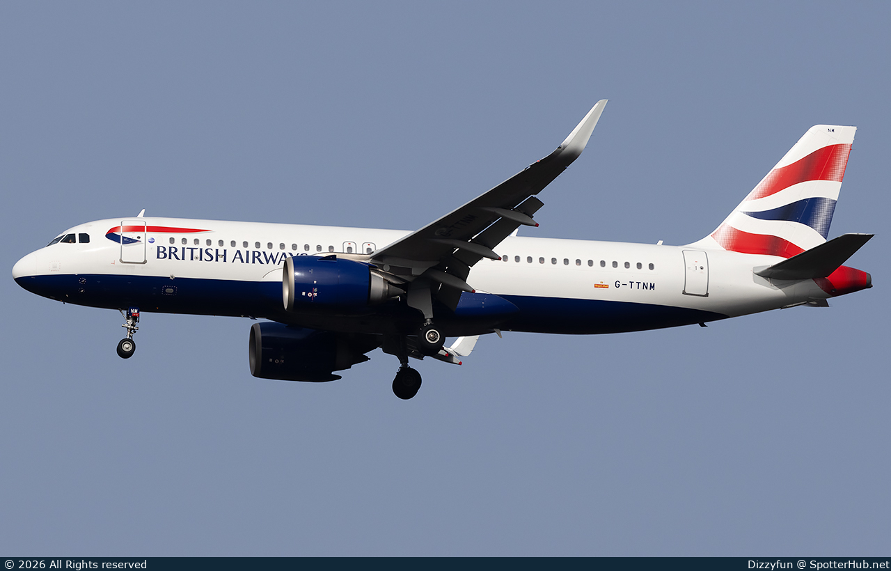 Photo of G-TTNM - Airbus A320-251N operated by British Airways