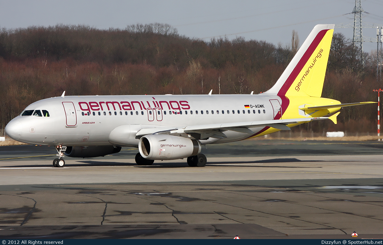 Photo of D-AGWK - Airbus A319-132 operated by Germanwings