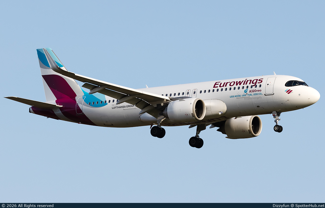 Photo of D-AENA - Airbus A320-251N operated by Eurowings