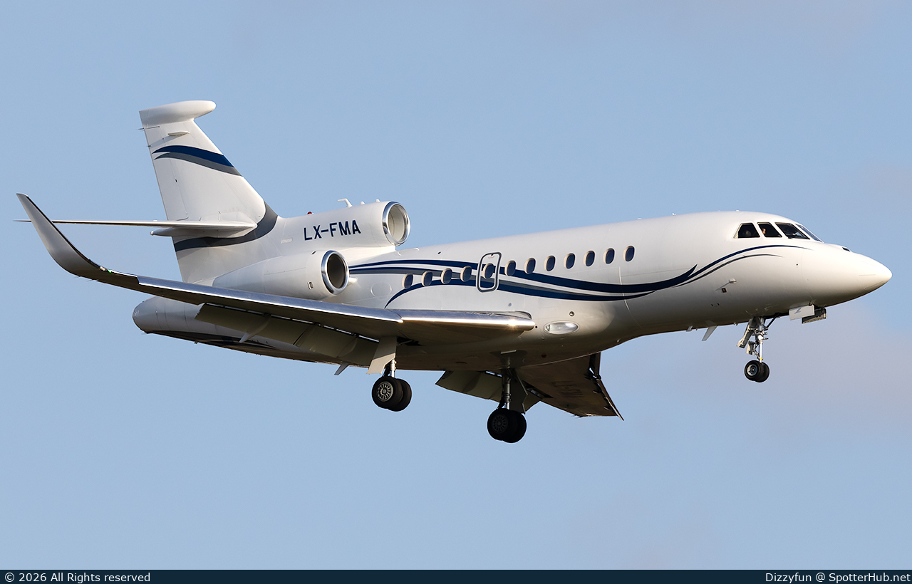 Photo of LX-FMA - Dassault Falcon 900EX operated by Flying Group Luxembourg