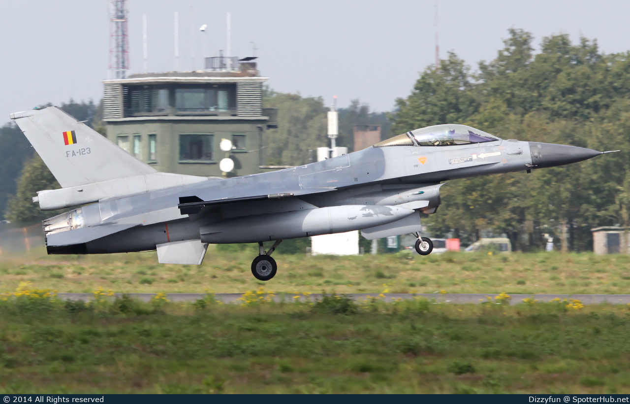 Photo of FA-123 - General Dynamics F-16AM Fighting Falcon operated by Belgian Air Force