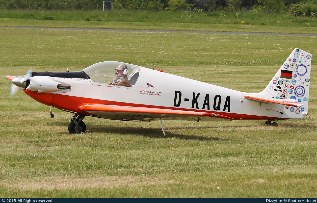 Photo of D-KAQA - Sportavia-Pützer Fournier RF 4D operated by Luftsportverein Hellertal