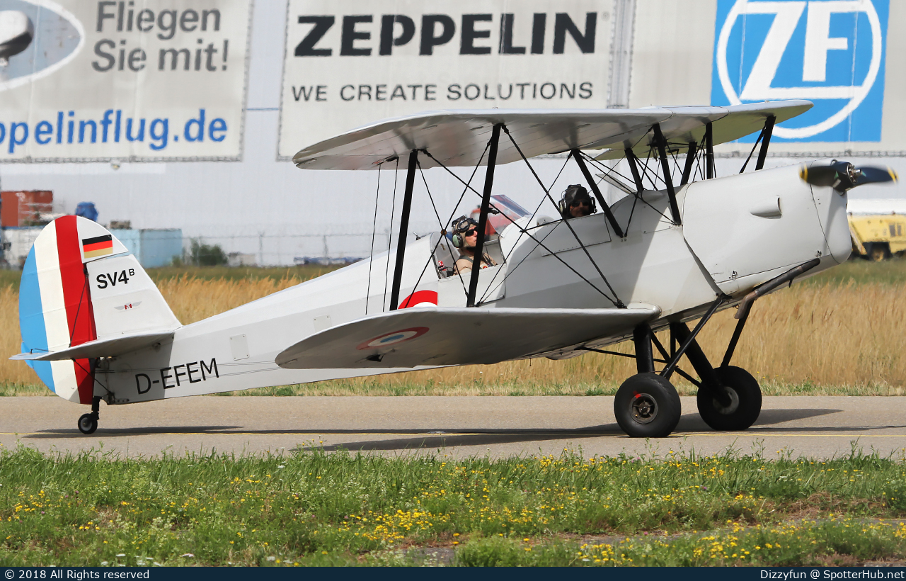 Photo of D-EFEM - Stampe et Vertongen SV.4B operated by Flugwerk Mannheim