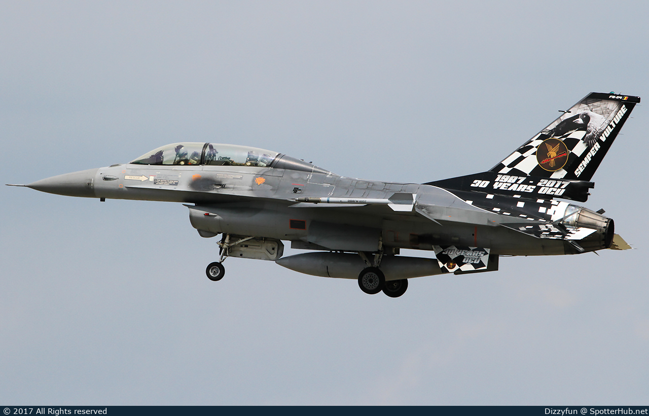 Photo of FB-24 - General Dynamics F-16BM Fighting Falcon operated by Belgian Air Force