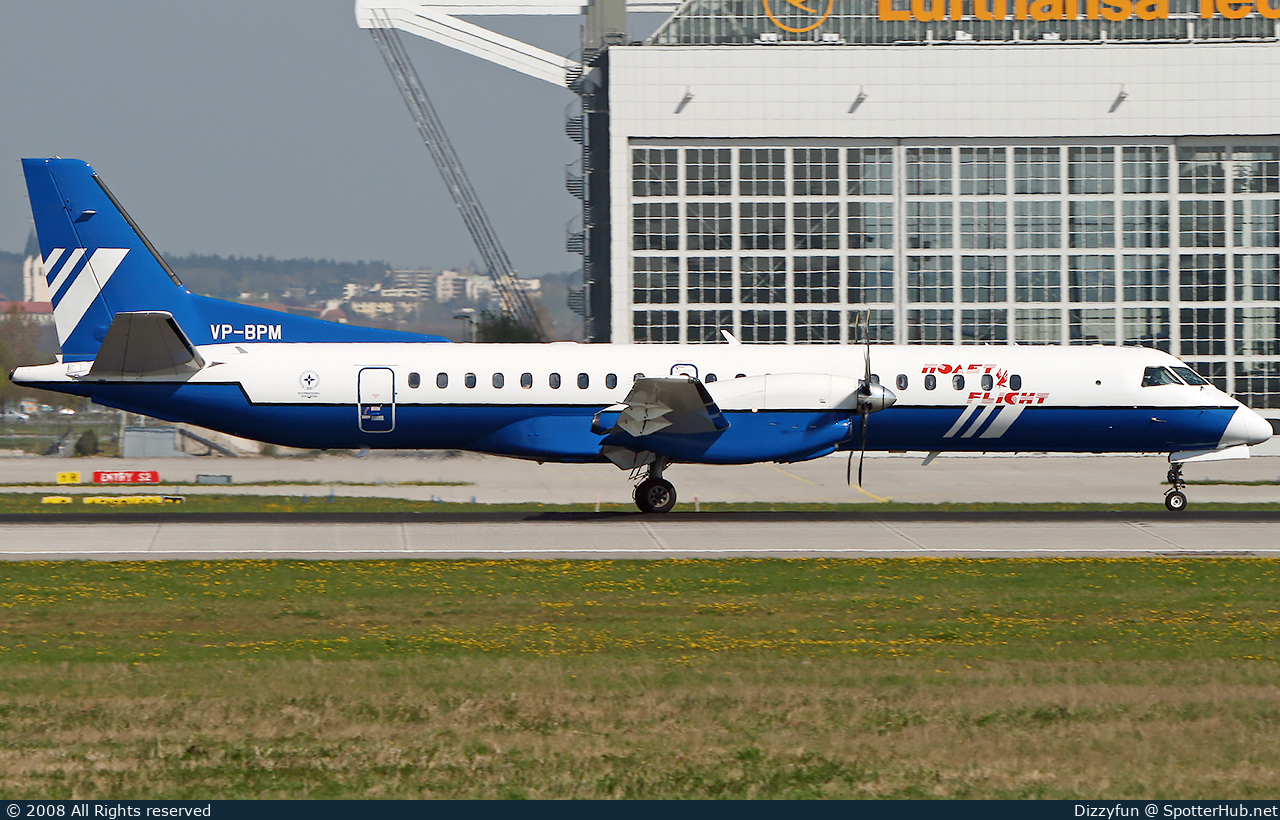Photo of VP-BPM - Saab 2000 operated by Polet Flight
