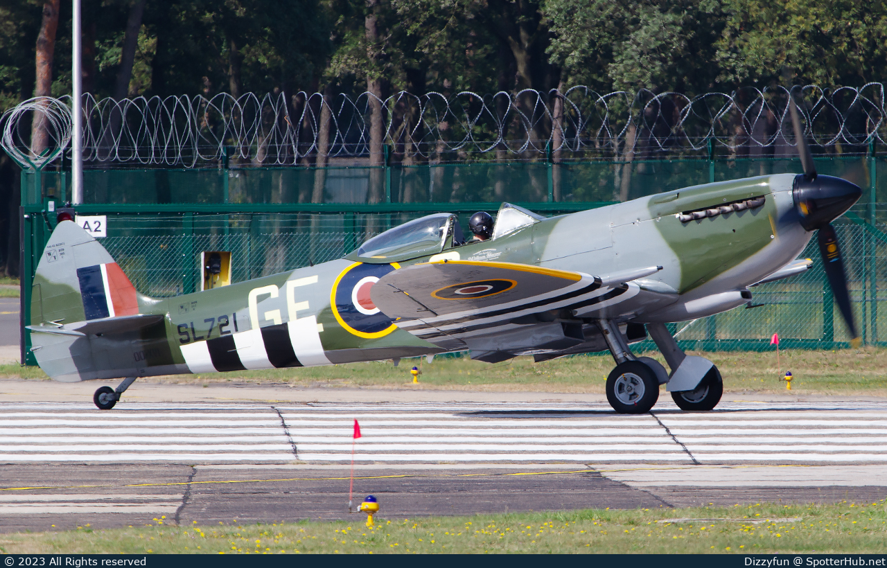 Photo of OO-XVI - Supermarine 361 Spitfire LF Mk.XVIe operated by Private