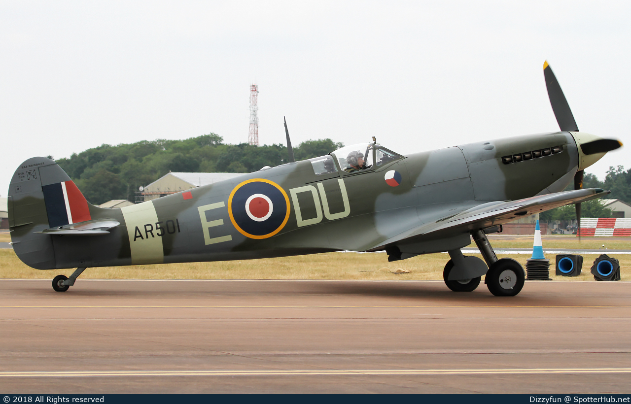 Photo of G-AWII - Supermarine 349 Spitfire Mk.Vc operated by Shuttleworth Collection