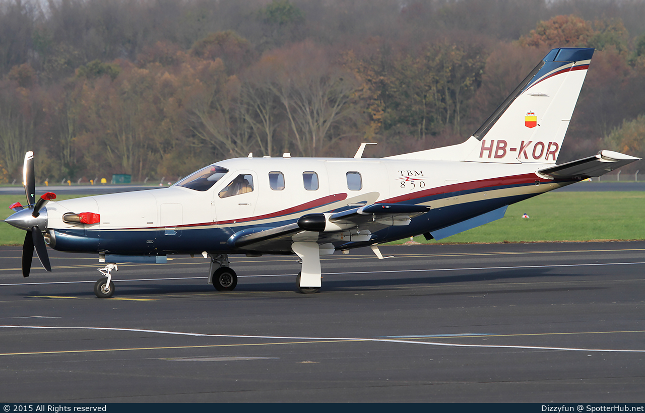 Photo of HB-KOR - SOCATA TBM 850 operated by Private