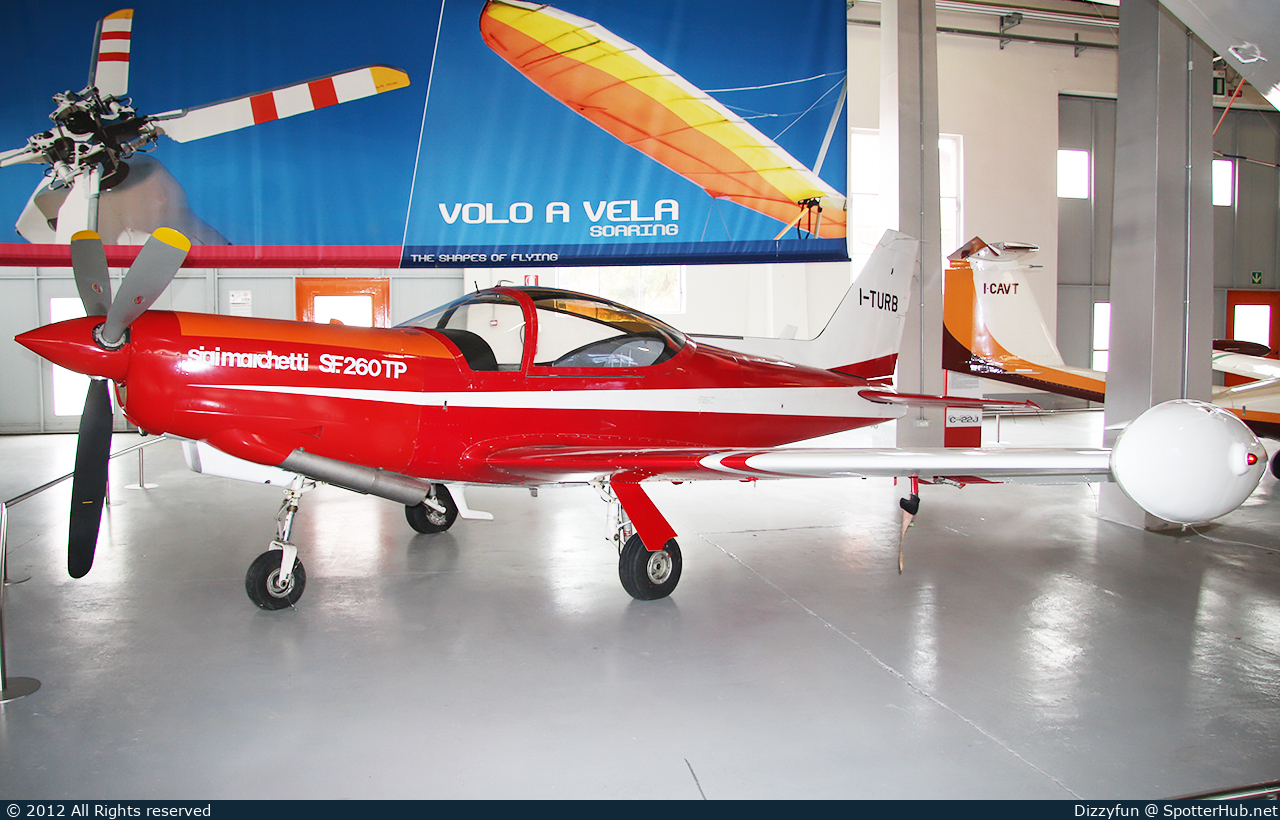Photo of I-TURB - SIAI-Marchetti SF.260TP operated by Parco e Museo del Volo Volandia