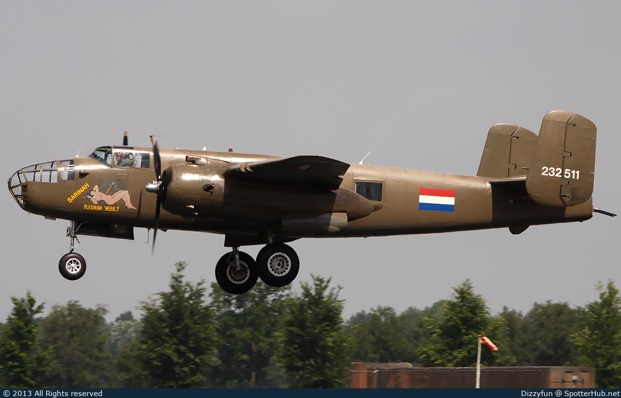 Photo of PH-XXV - North American VB-25N Mitchell operated by Royal Netherlands Air Force Historic Flight