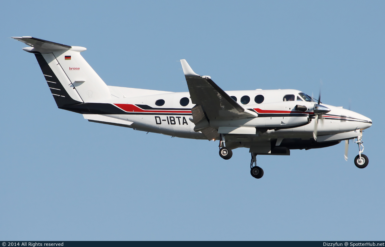 Photo of D-IBTA - Beechcraft B200GT Super King Air operated by Brose Fahrzeugteile