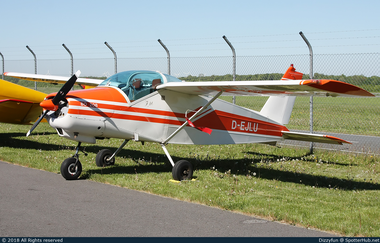 Photo of D-EJLU - Bölkow Bo.208A Junior [Malmö MFI-9] operated by Quax-Flieger