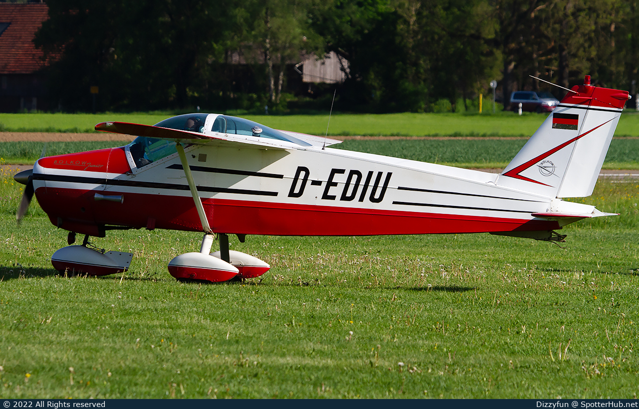 Photo of D-EDIU - Bölkow Bo.208C Junior [Malmö MFI-9] operated by Private