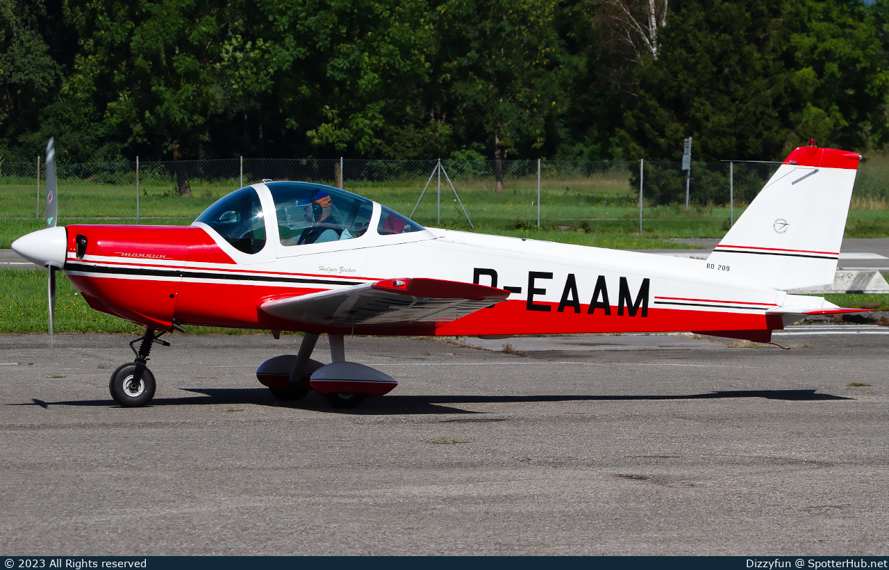 Photo of D-EAAM - Bölkow Bo.209 Monsun 160RV operated by Private