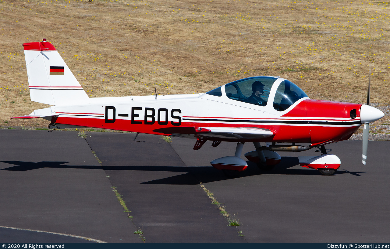 Photo of D-EBOS - Bölkow Bo.209 Monsun 160RV operated by Private