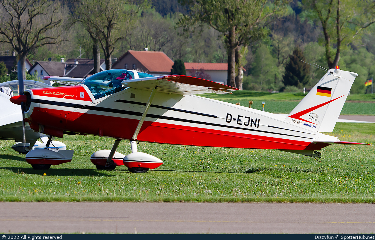 Photo of D-EJNI - Bölkow Bo.208C Junior [Malmö MFI-9] operated by Private