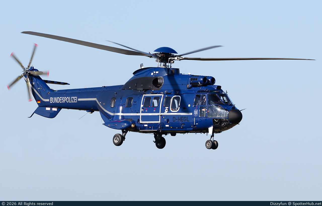 Photo of D-HEGL - Aérospatiale AS332L1 Super Puma operated by German Police - Bundespolizei