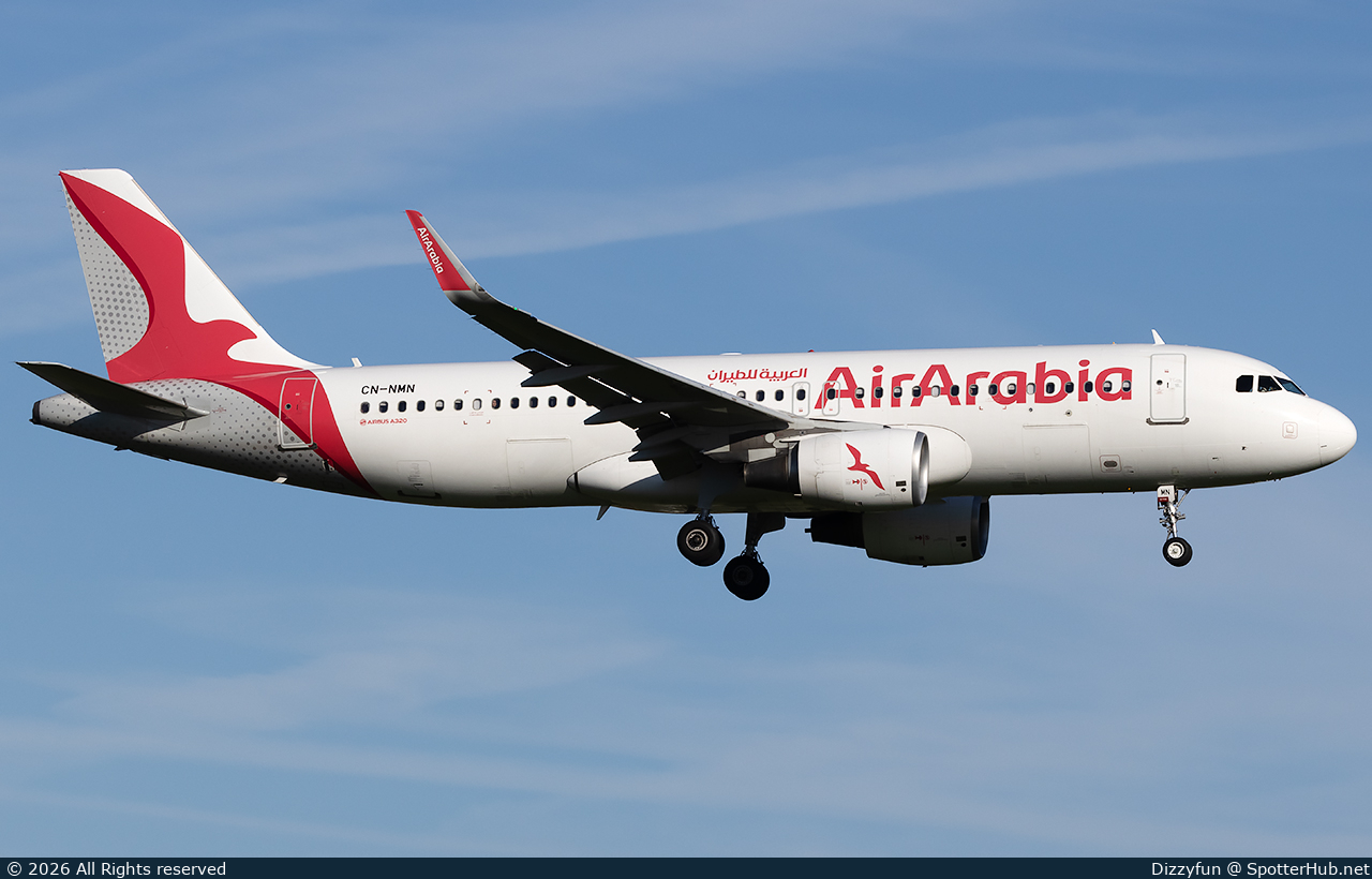 Photo of CN-NMN - Airbus A320-214 operated by Air Arabia Maroc
