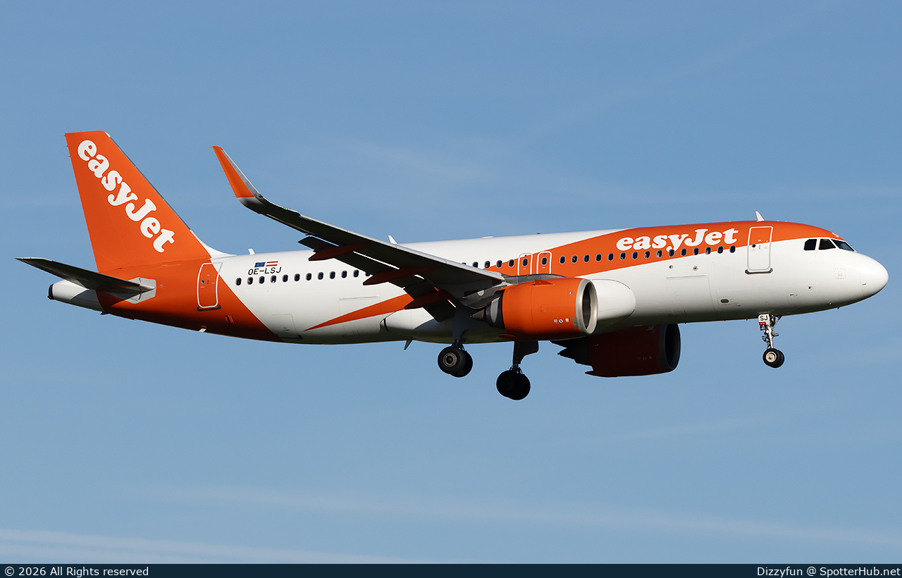 Photo of OE-LSJ - Airbus A320-251N operated by easyJet Europe