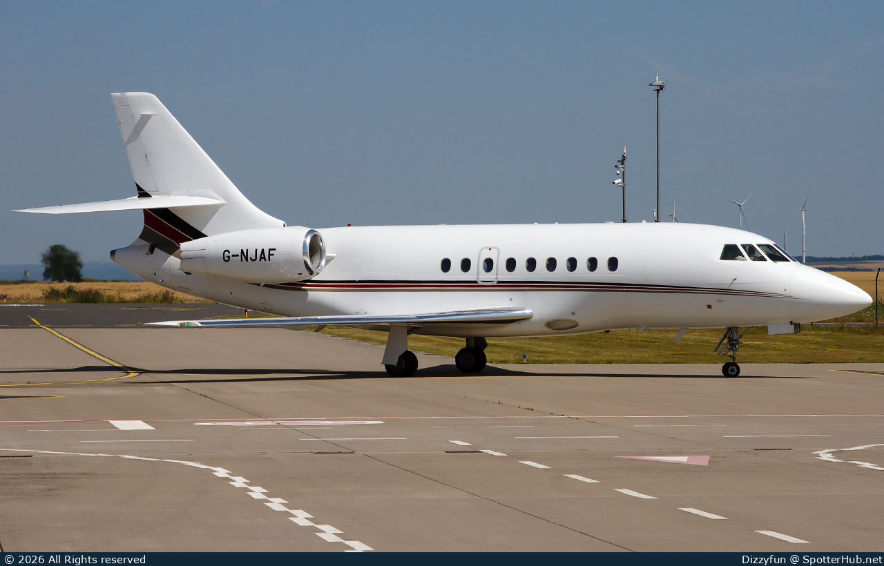 Photo of G-NJAF - Dassault Falcon 2000EX operated by NetJets UK