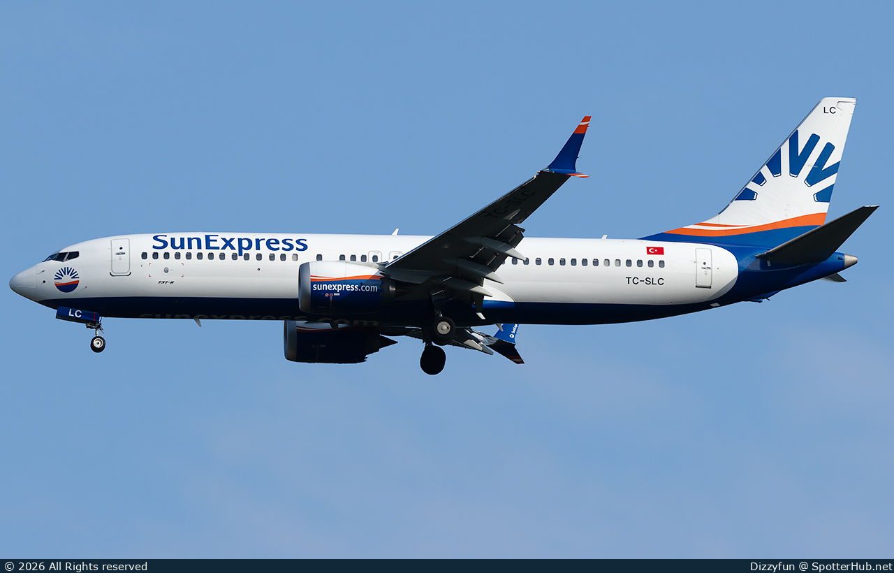 Photo of TC-SLC - Boeing 737 MAX 8 operated by SunExpress