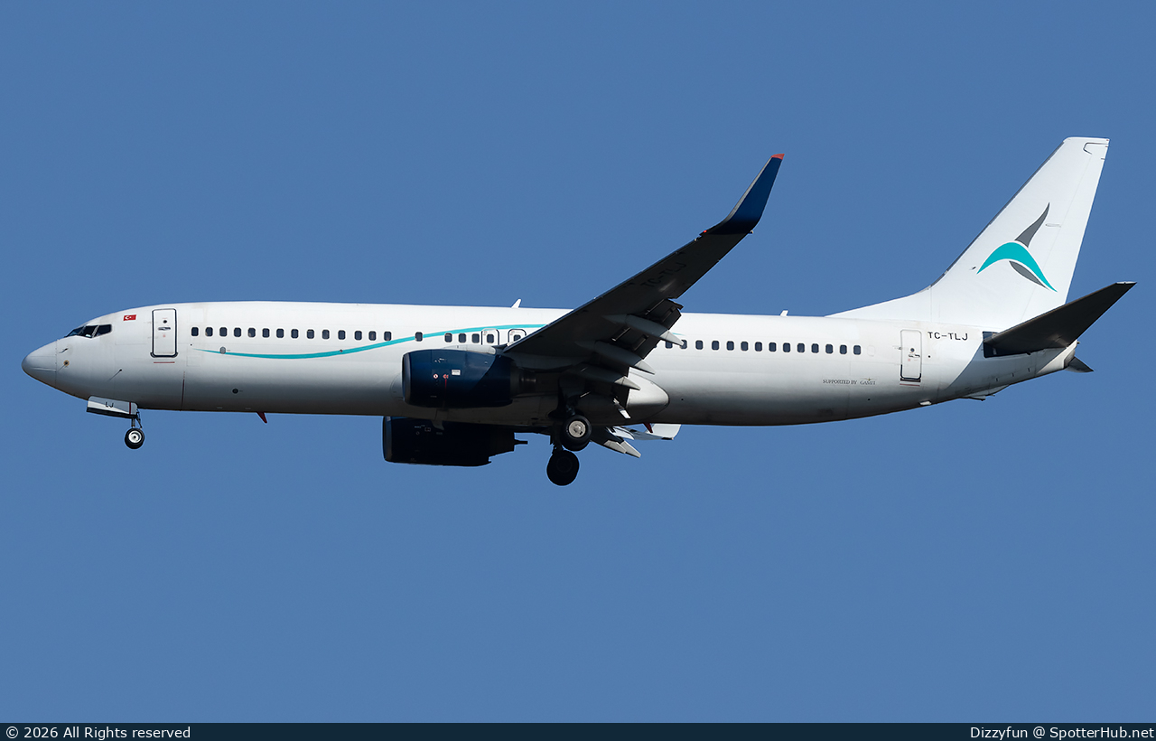 Photo of TC-TLJ - Boeing 737-8Z9 operated by Tailwind Airlines