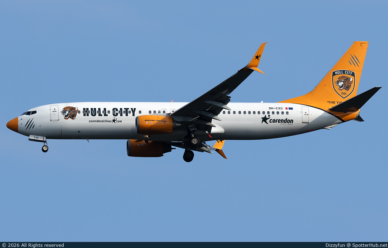 Photo of 9H-CXG - Boeing 737-8K5 operated by Corendon Airlines Europe