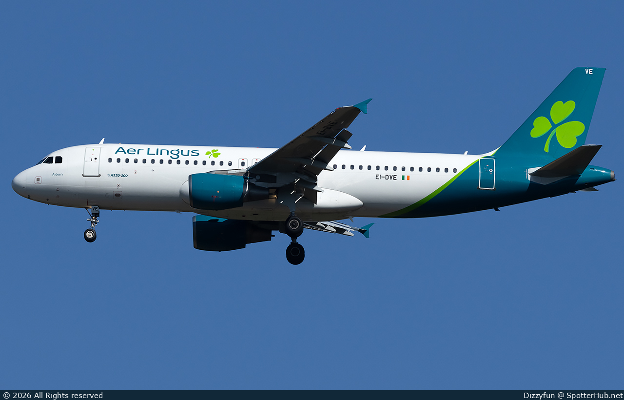 Photo of EI-DVE - Airbus A320-214 operated by Aer Lingus