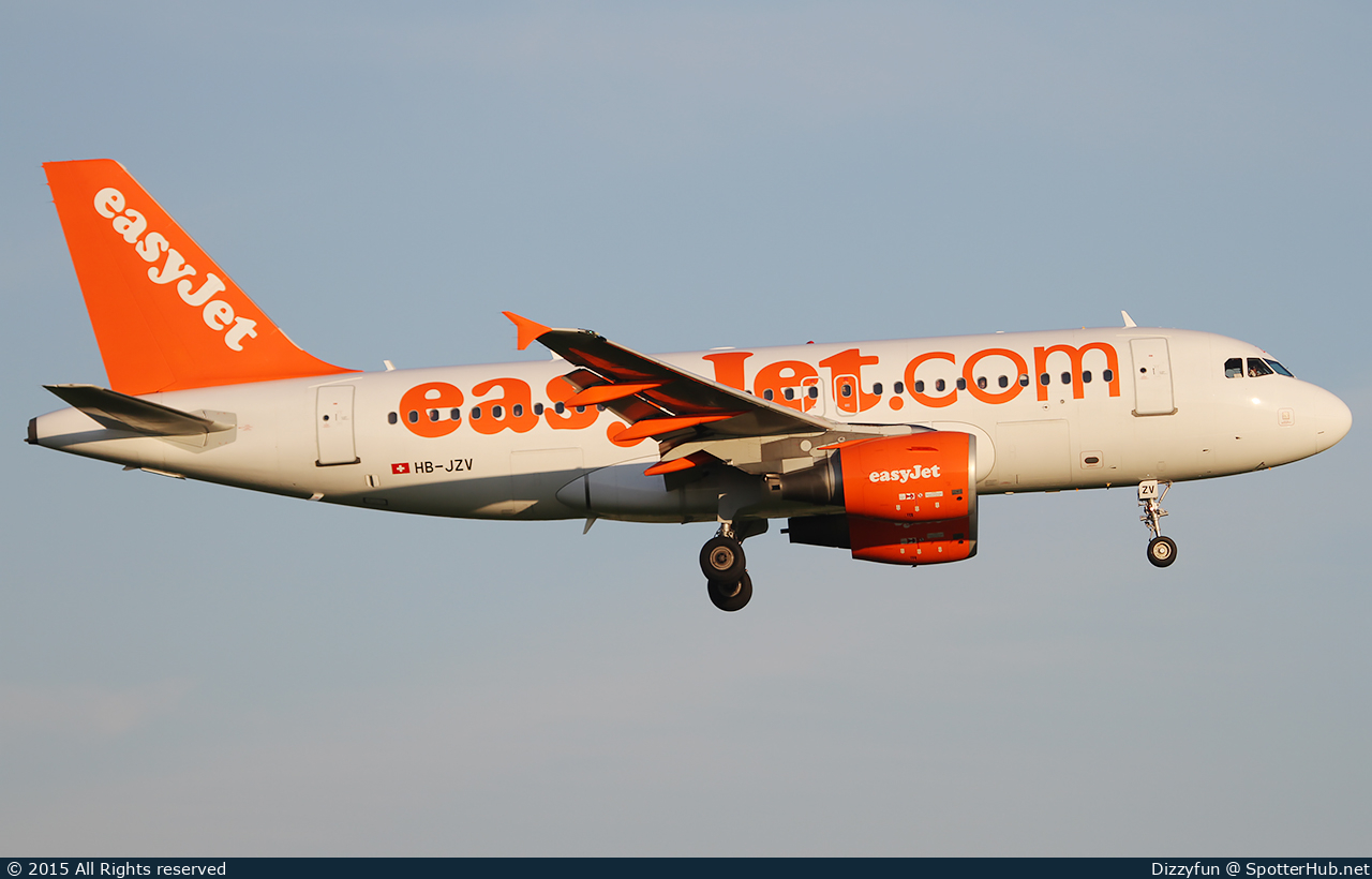 Photo of HB-JZV - Airbus A319-111 operated by easyJet Switzerland