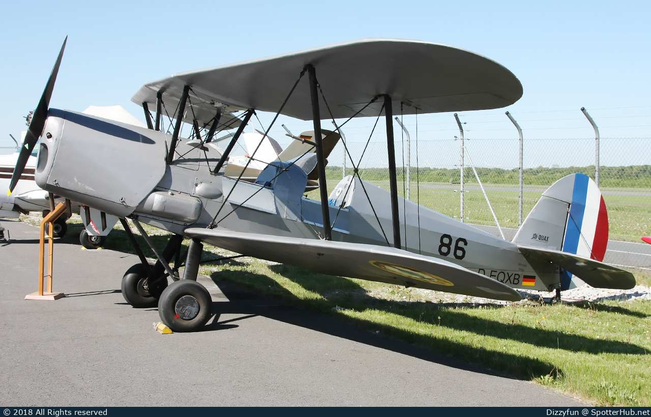 Photo of D-EQXB - Stampe et Vertongen SV.4C operated by Quax-Flieger