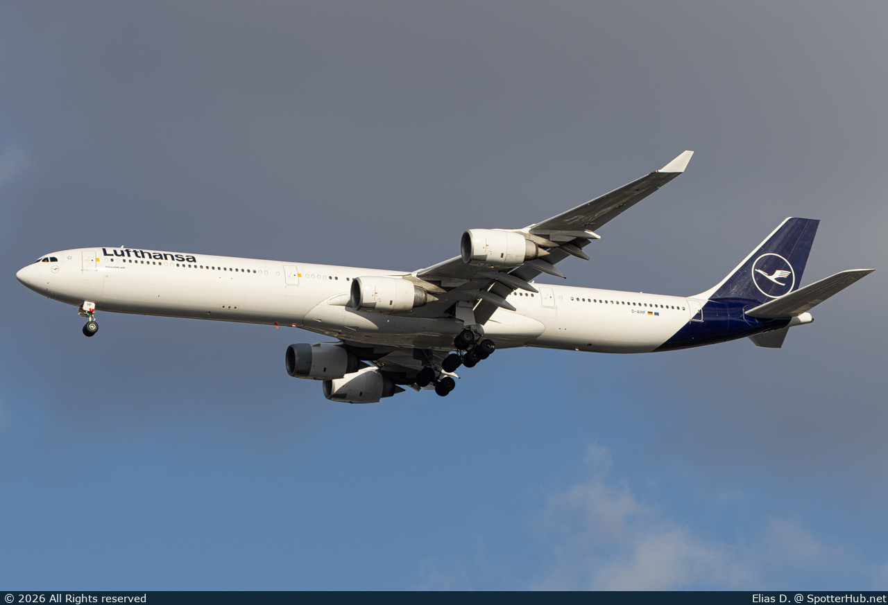 Photo of D-AIHF - Airbus A340-642 operated by Lufthansa