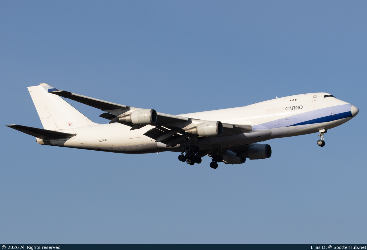 Photo of HL7645 - Boeing 747-409F operated by AirZeta
