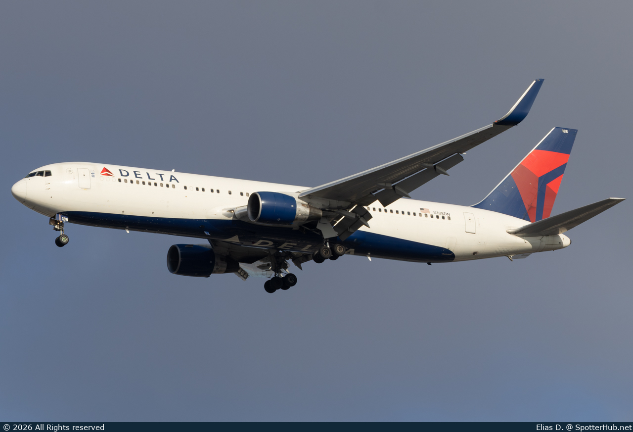 Photo of N188DN - Boeing 767-332(ER) operated by Delta Air Lines