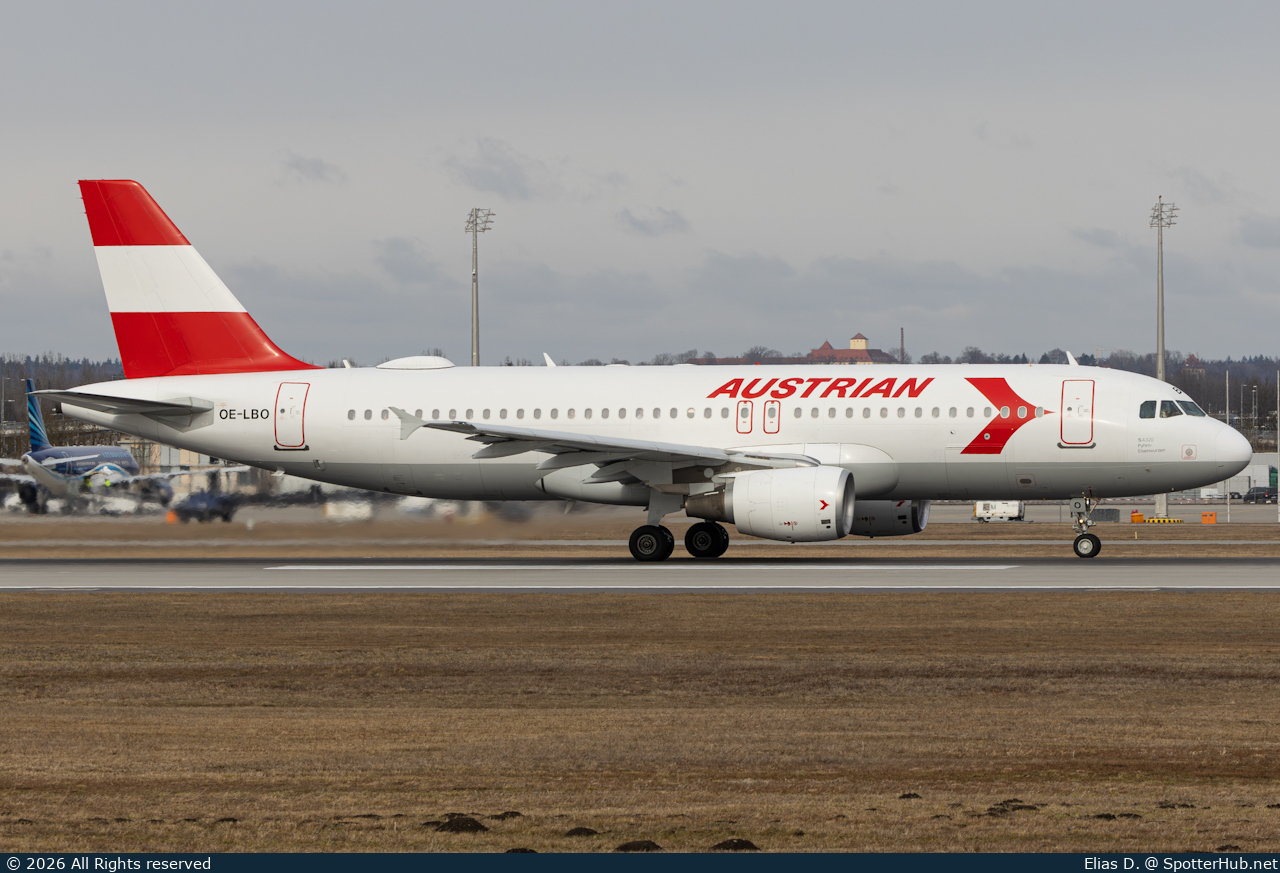 Photo of OE-LBO - Airbus A320-214 operated by Austrian Airlines