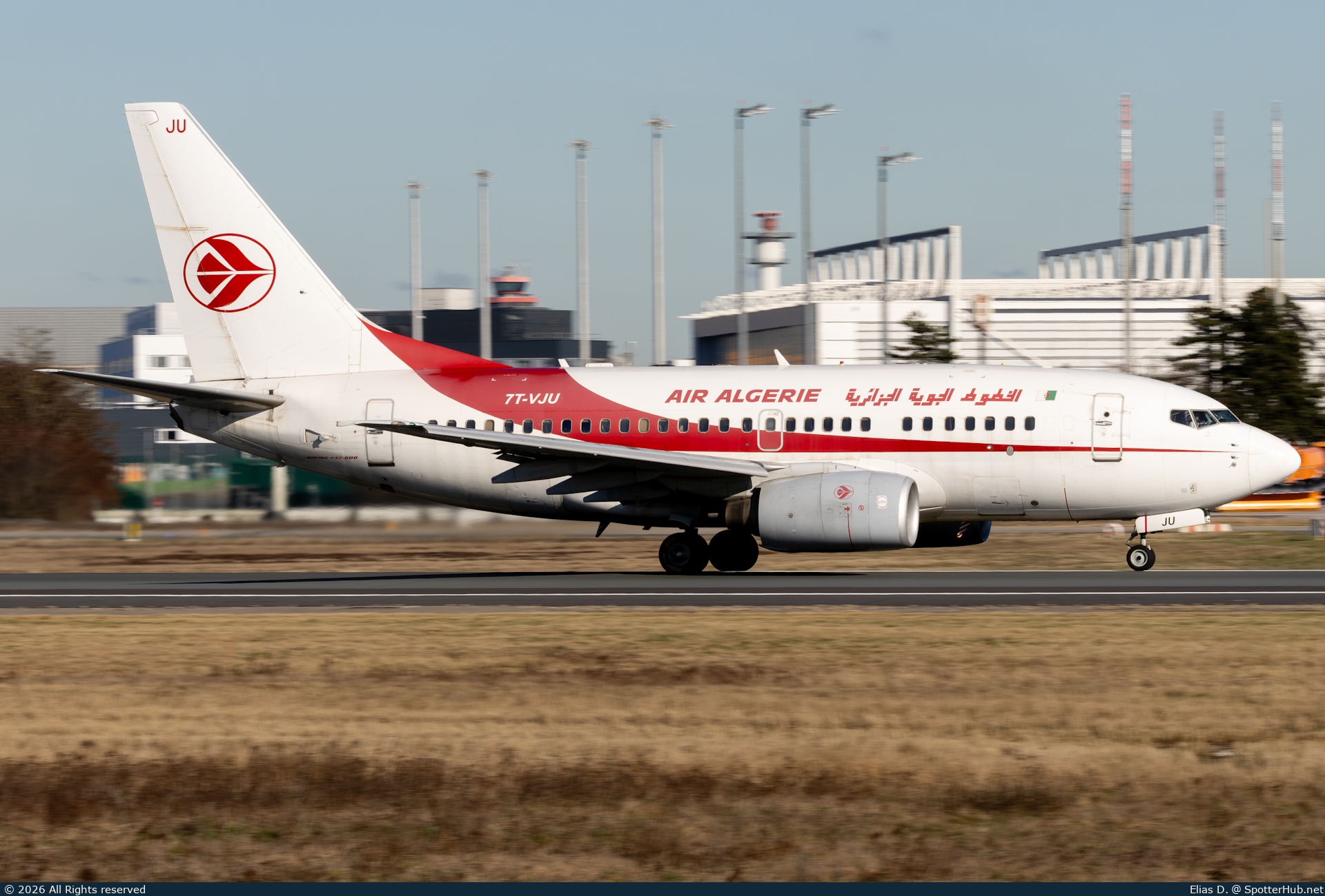 Photo of 7T-VJU - Boeing 737-6D6 operated by Air Algérie