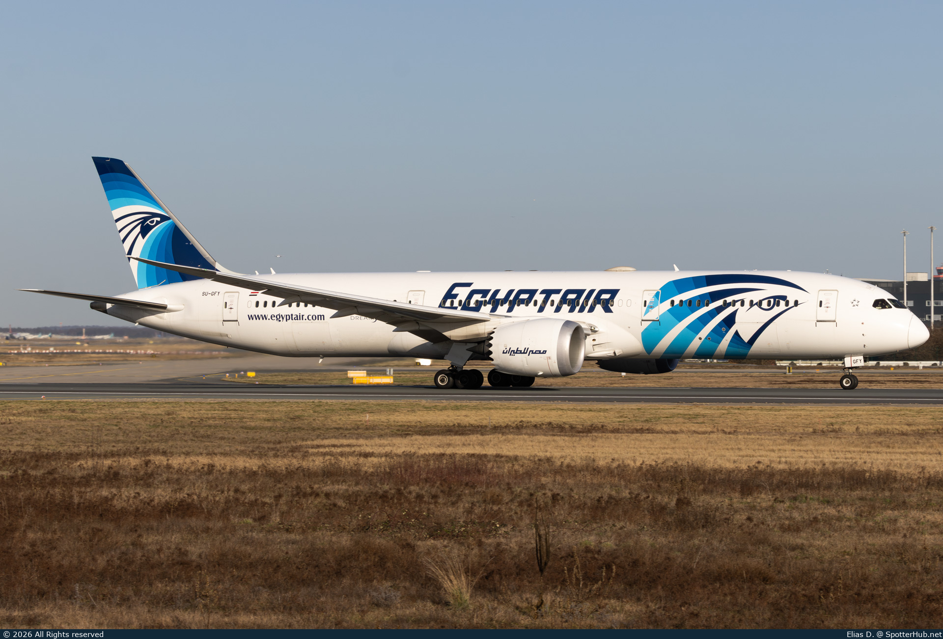 Photo of SU-GFY - Boeing 787-9 Dreamliner operated by Egyptair