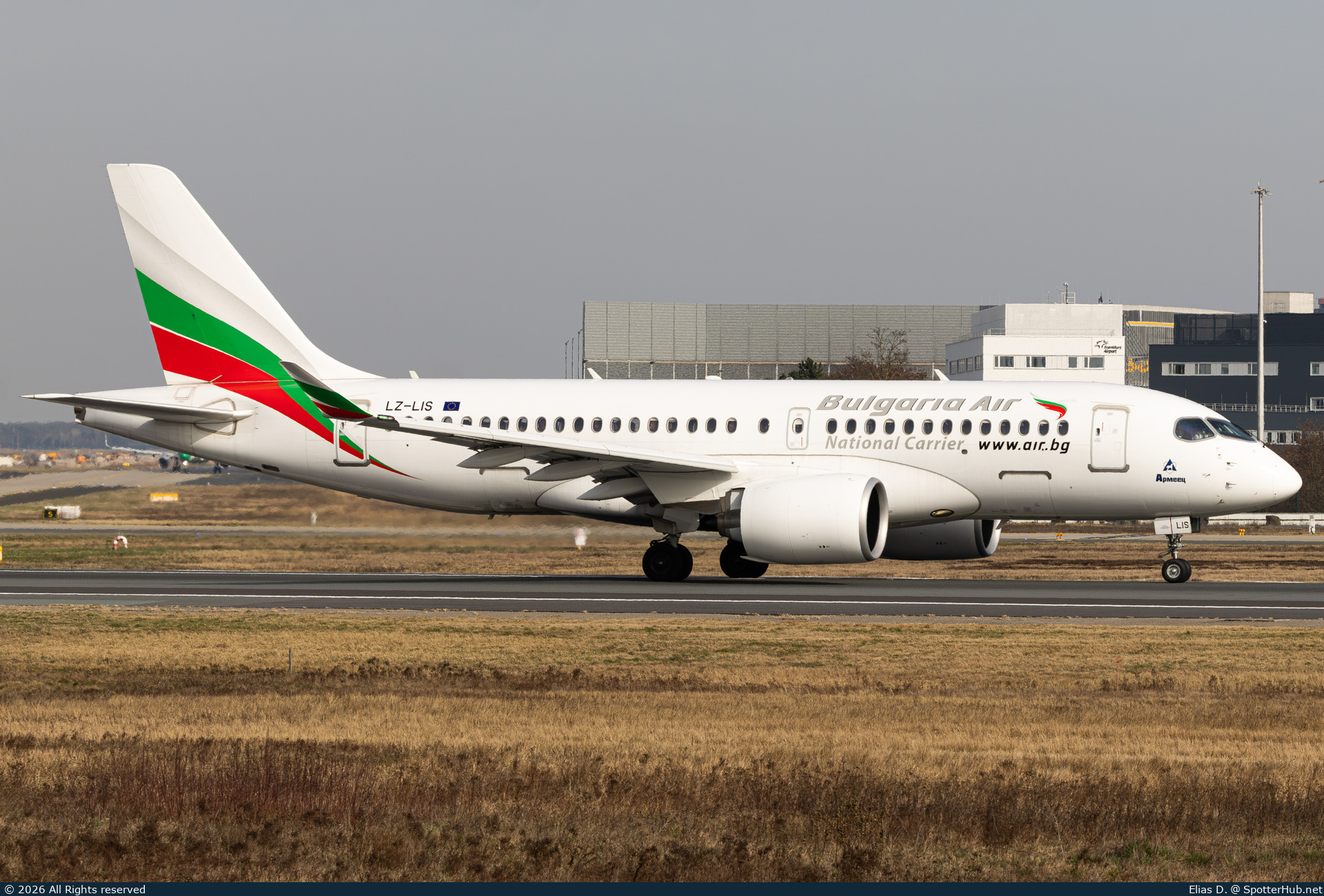 Photo of LZ-LIS - Airbus A220-100 operated by Bulgaria Air