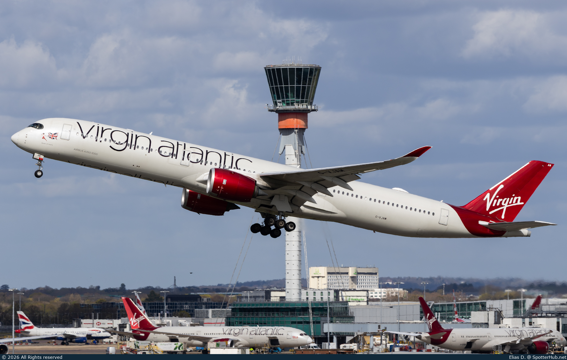 Photo of G-VJAM - Airbus A350-1041 operated by Virgin Atlantic Airways