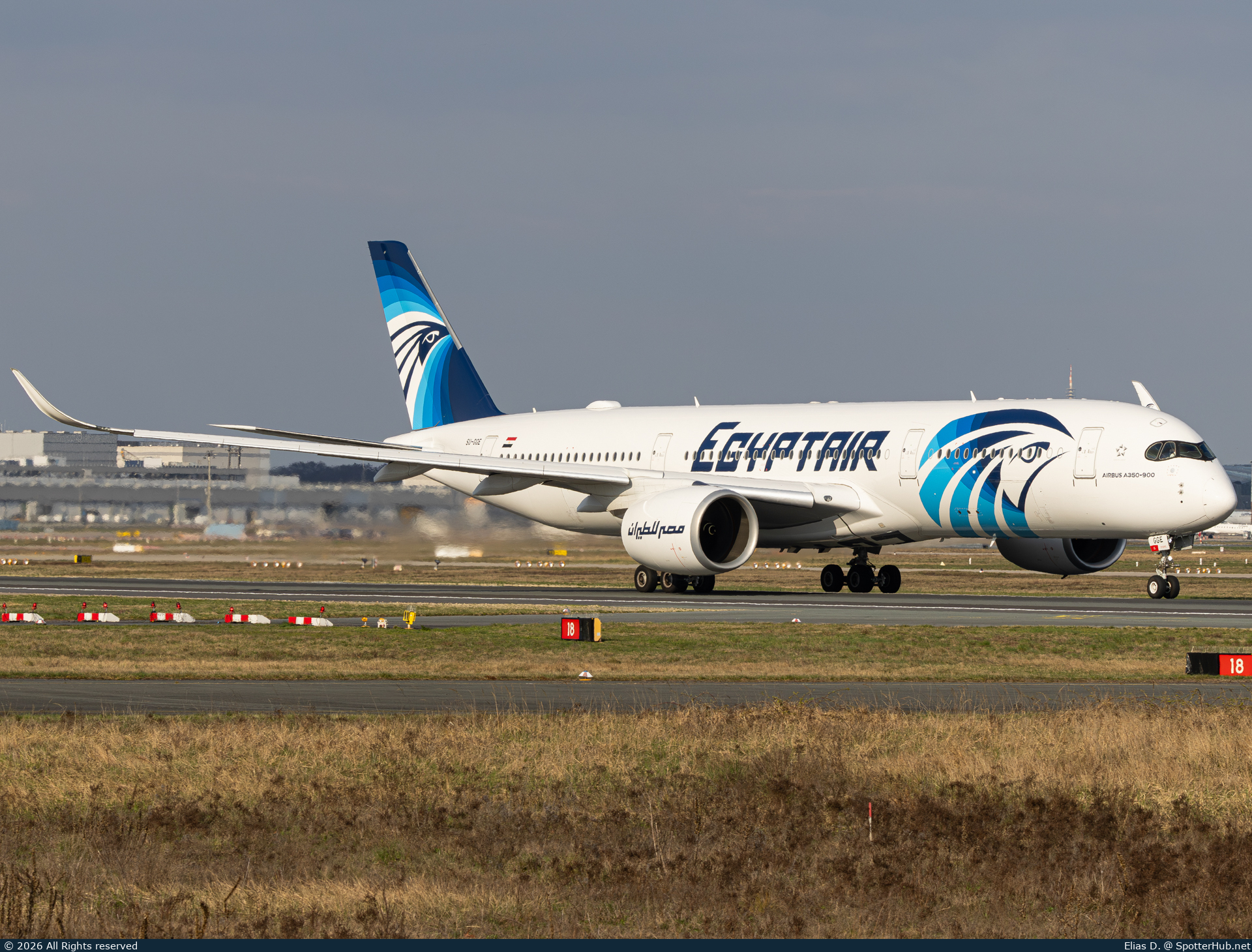 Photo of SU-GGE - Airbus A350-941 operated by Egyptair