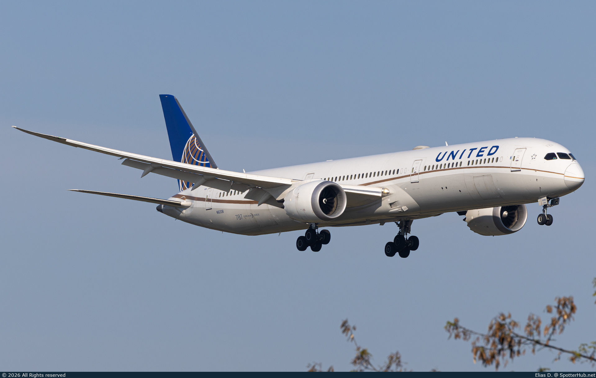 Photo of N16008 - Boeing 787-10 Dreamliner operated by United Airlines