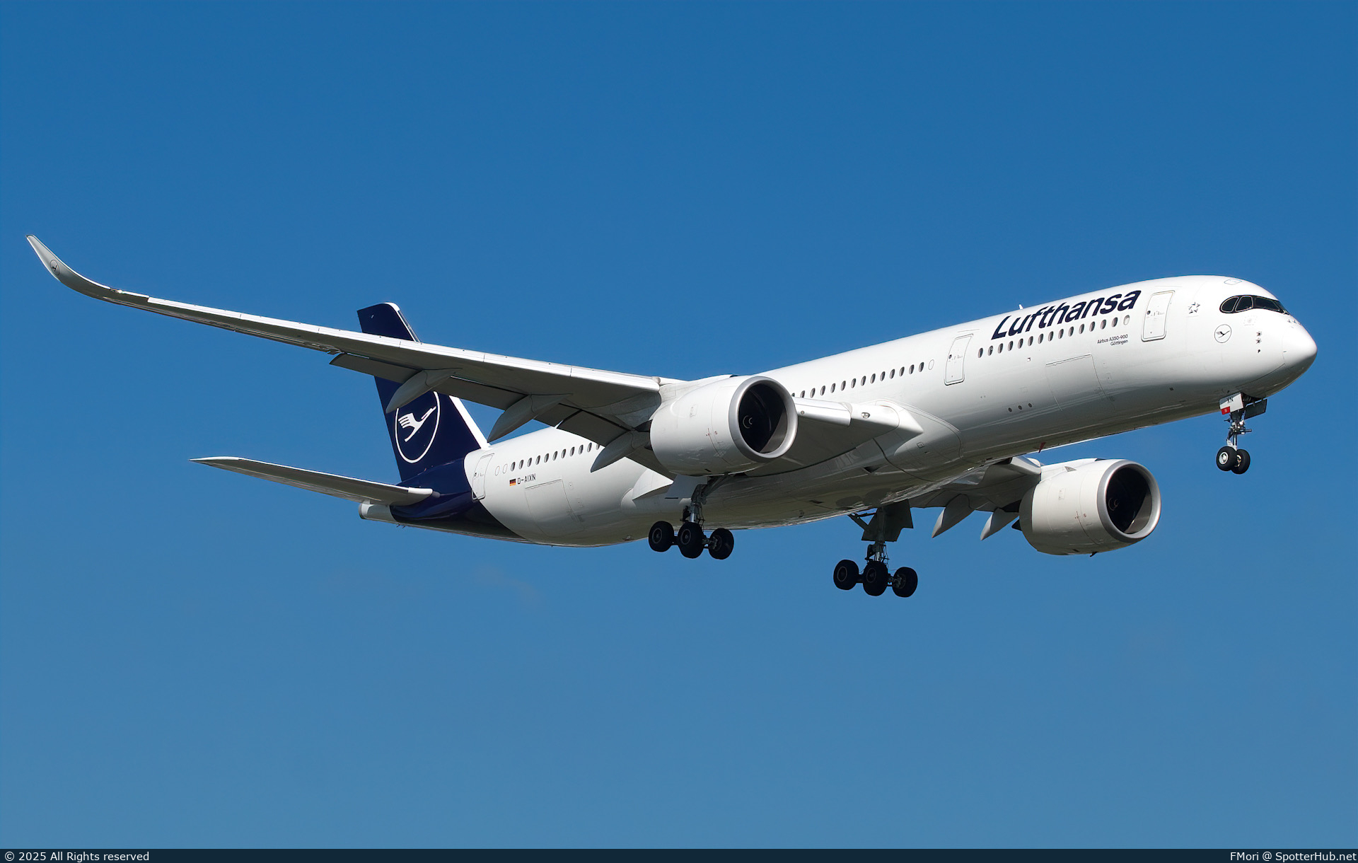 Photo of D-AIXN - Airbus A350-941 operated by Lufthansa