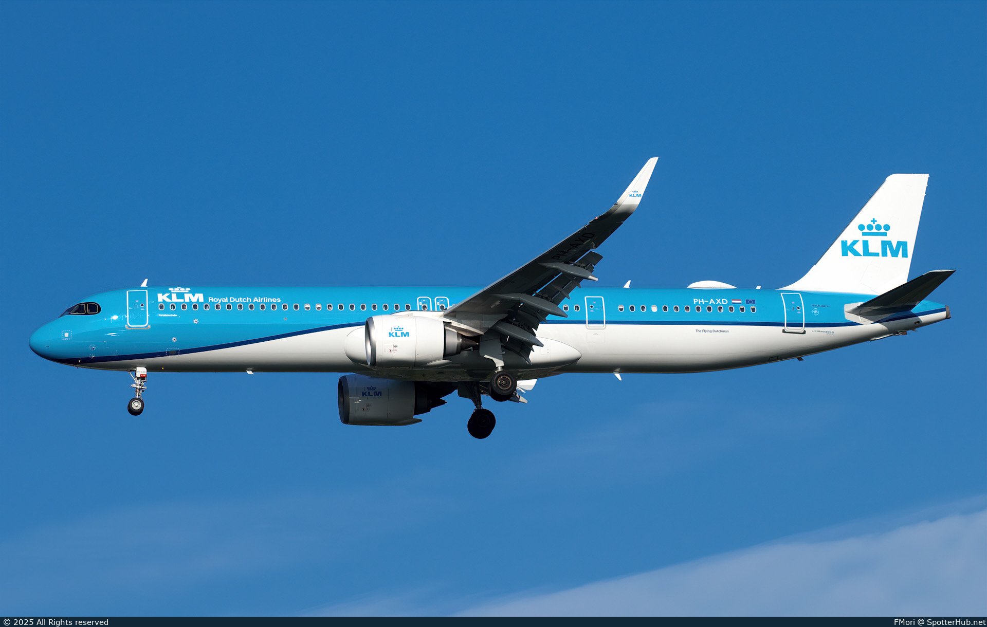 Photo of PH-AXD - Airbus A321-252NX operated by KLM Royal Dutch Airlines