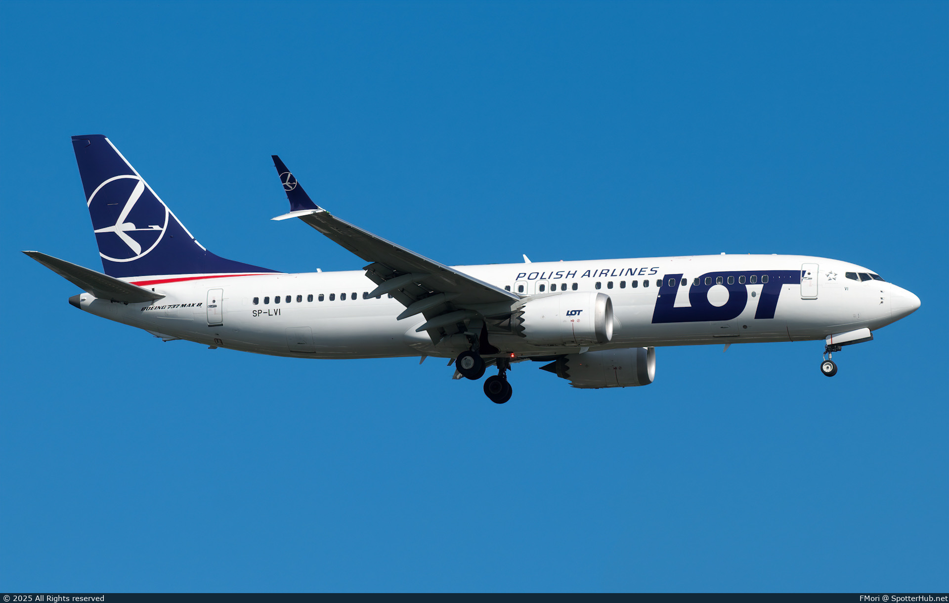 Photo of SP-LVI - Boeing 737 MAX 8 operated by LOT Polish Airlines