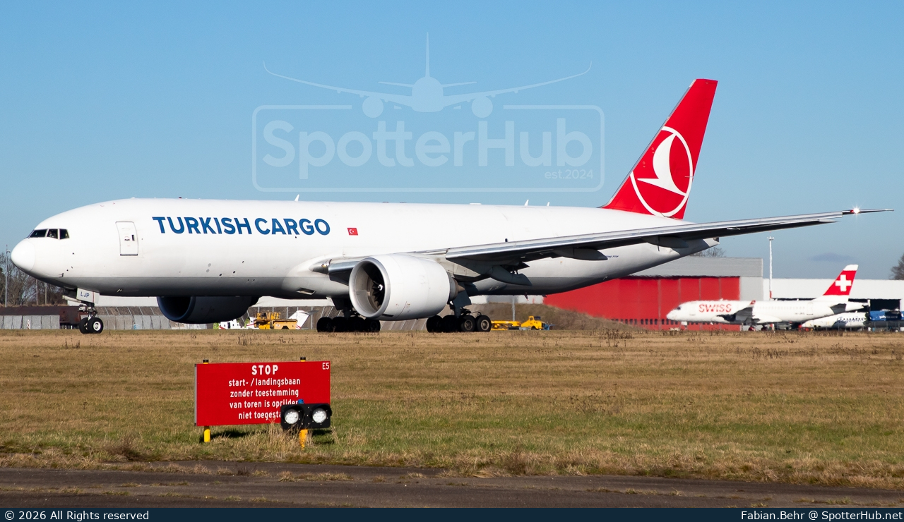 Photo of TC-LJP - Boeing 777-F operated by Turkish Airlines Cargo