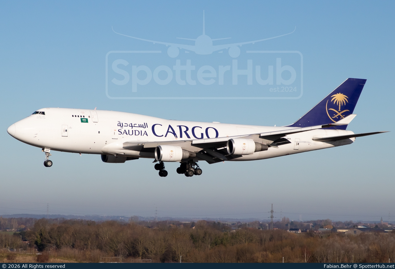 Photo of 9H-AKA - Boeing 747-45E(BDSF) operated by Saudia Cargo (opb Air Atlanta Europe)