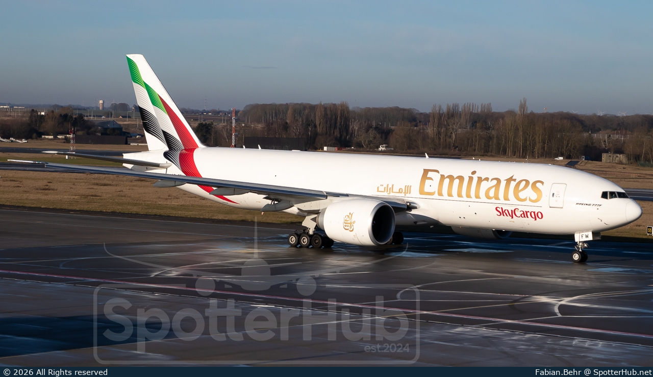 Photo of A6-EFW - Boeing 777-F operated by Emirates SkyCargo