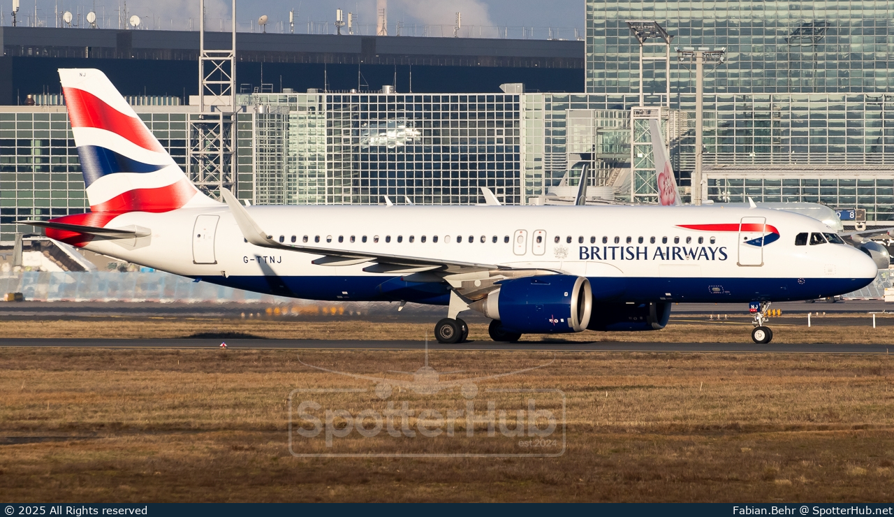Photo of G-TTNJ - Airbus A320-251N operated by British Airways