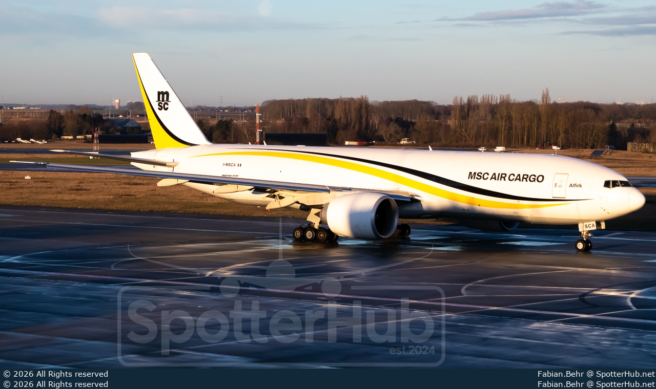 Photo of I-MSCA - Boeing 777-F operated by MSC Air Cargo